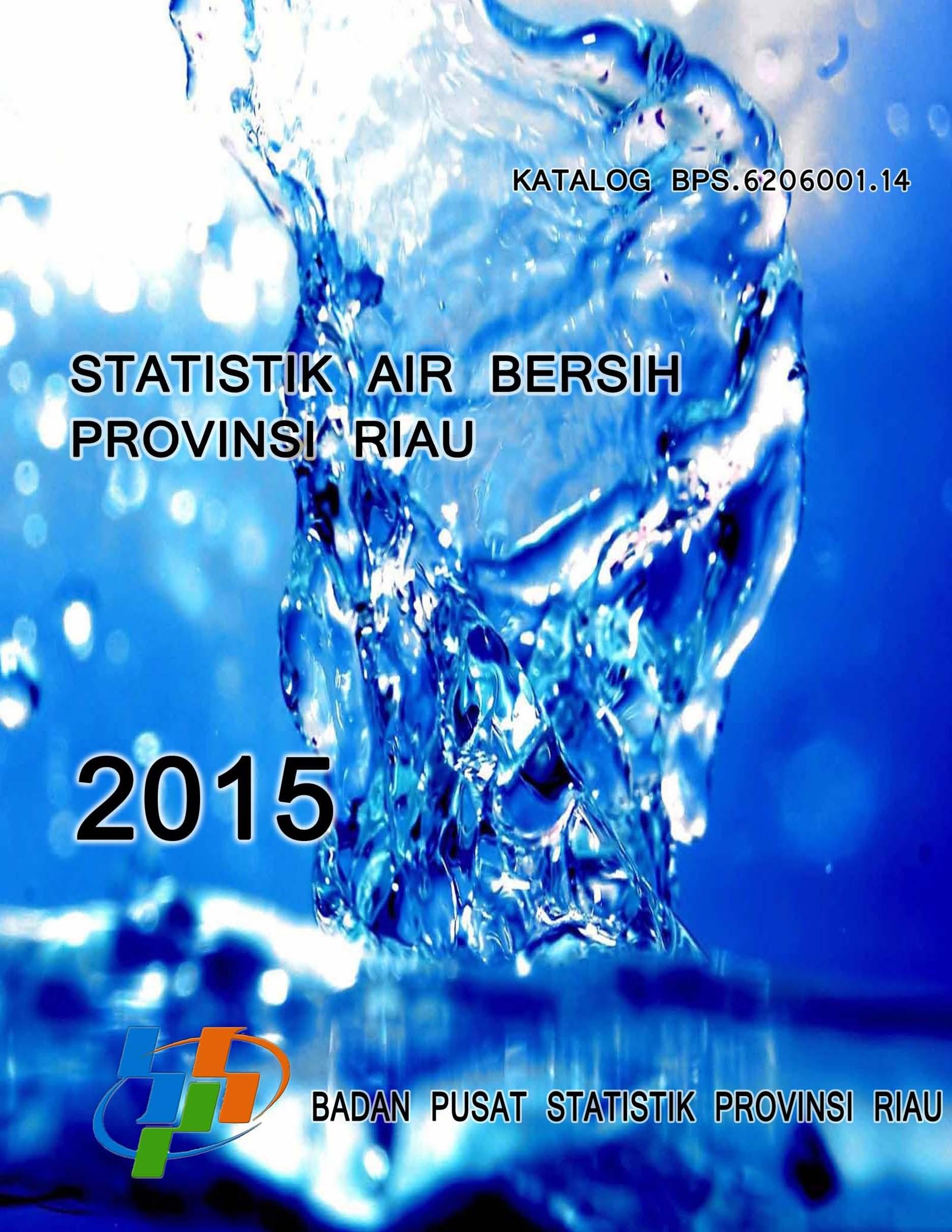 Water Supply Statistics Riau Province 2015