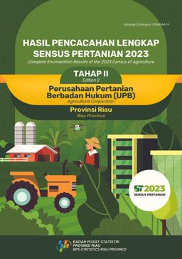 Hasil Pencacahan Lengkap Sensus Pertanian 2023 - Tahap II  Perusahaan Pertanian Berbadan Hukum (UPB) Provinsi Riau