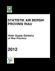 Statistik Air Bersih Provinsi Riau 2012