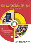 Persepsi Masyarakat  Terhadap Sustainable Development Goals (SDGs) di Provinsi Riau