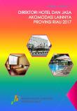 Directory of Hotels and Other Accommodation Services of Riau Province in 2017