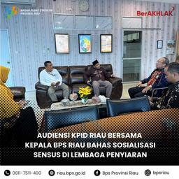 Kunjungan KPID Riau Bahas Sosialisasi Sensus di Lembaga Penyiaran