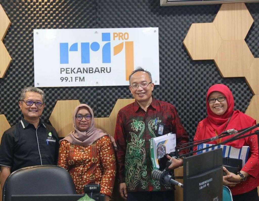 Wawancara RRI Pekanbaru Bersama Kepala BPS Provinsi Riau