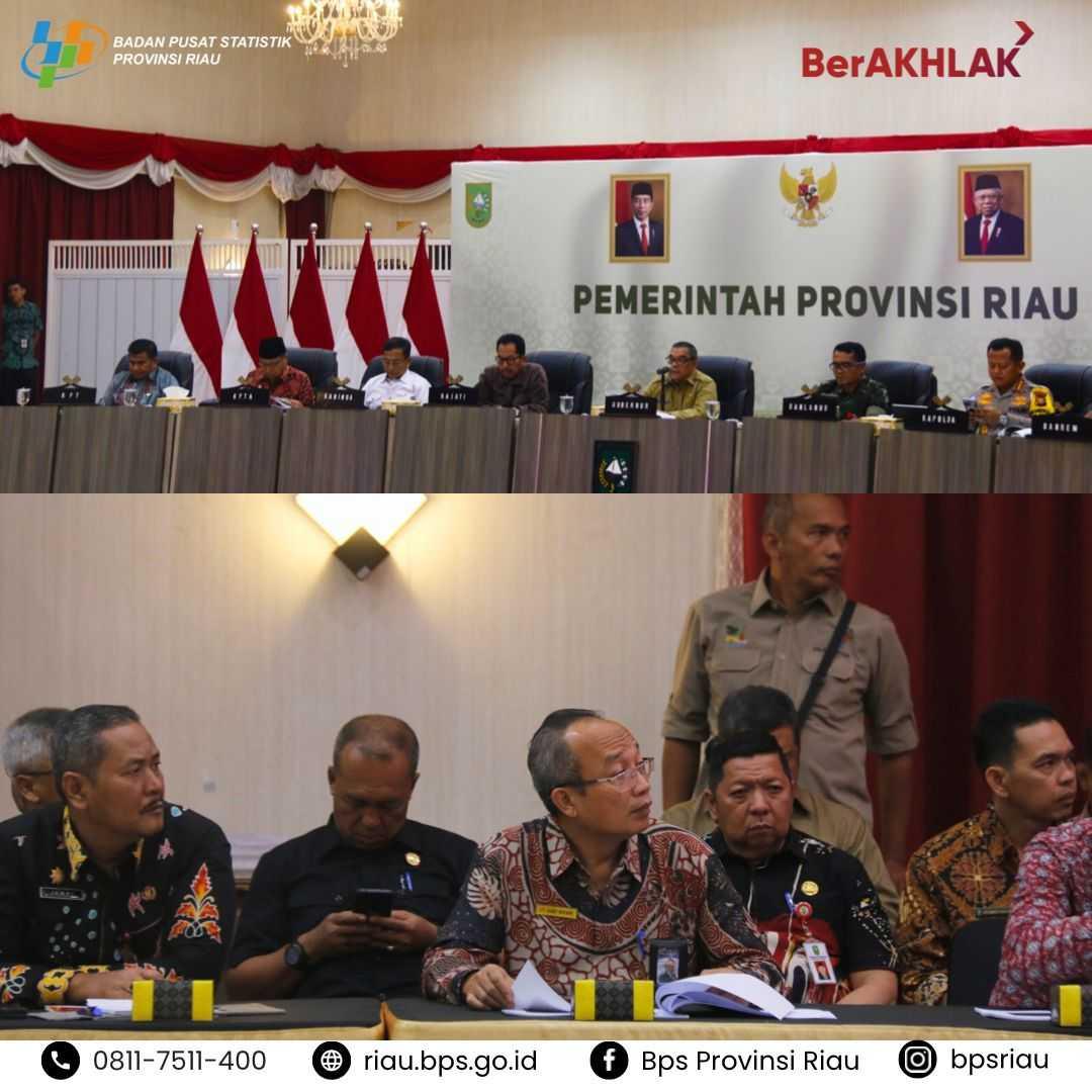 Gubernur Riau Pimpinan Rapat Forkopimda Menghadapi Natal dan Tahun Baru 2024