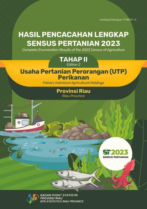 Hasil Pencacahan Lengkap Sensus Pertanian 2023 - Tahap II: Usaha Pertanian Perorangan (UTP) Perikanan Provinsi Riau