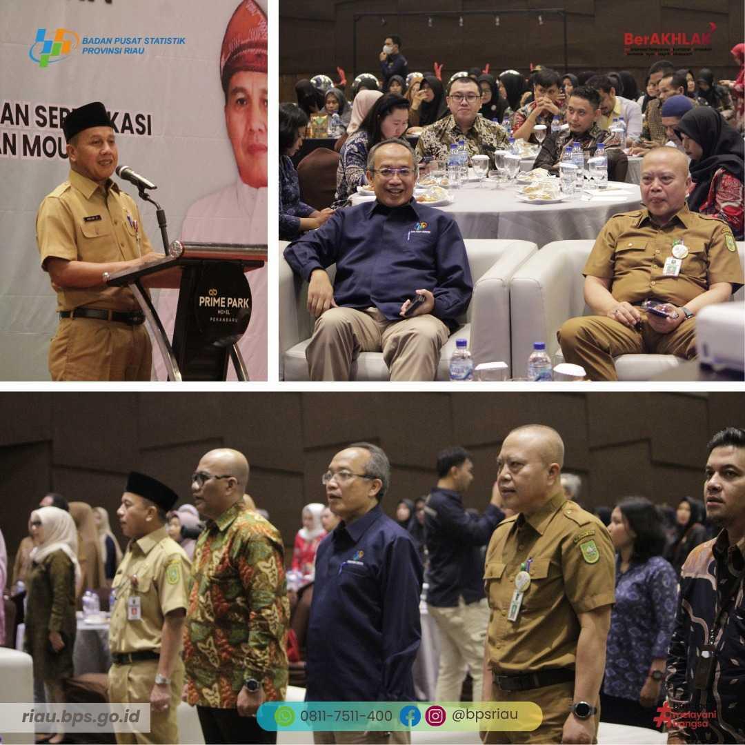 Kepala BPS Provinsi Riau hadiri Bimbingan Teknis Implementasi Perizinan Berusaha Berbasis Risiko