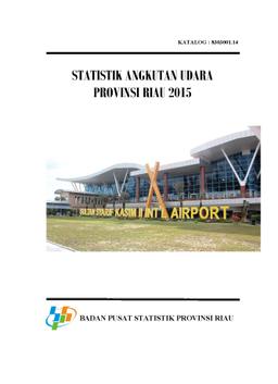 Statistics Air Transport Riau Province 2015