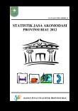 Statistik Jasa Akomodasi Provinsi Riau 2012